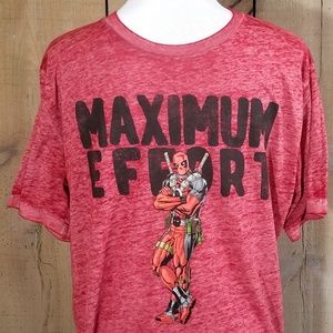 Marvel Comics Deadpool Maximum Effort Graphic Tee